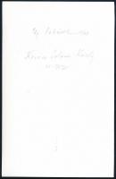 1961 Kovács István Károly: Új lakások, hátoldalon feliratozott fotóművészeti alkotás, 24×15,5 cm