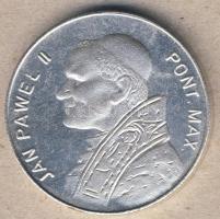 Lengyelország DN "II.János Pál pápa" ezüstözött emlékérem T:2