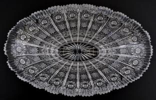 Kristály kínáló  26 cm Hibátlan