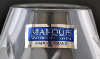 Marquis kristály vázácska, eredeti dobozában, leírással, Hibátlan 12 cm