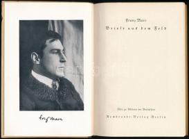 Franz Marc: Briefe aus dem Feld. Berlin, 1941,Rembrandt. Kiadói félvászon-kötés