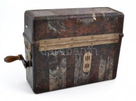 Bakelit tábori telefon, jó állapotban