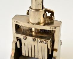 Régi sorszámozó bélyegző dobozában 16 cm