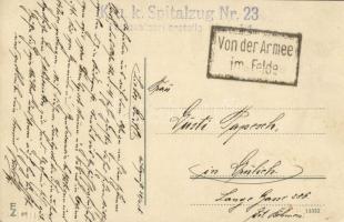 Hluboká nad Vltavou, Frauenberg; Schloss / castle + "K.u.k. Spitalzug Nr. 23."