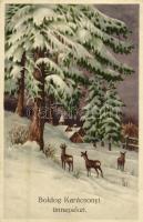 18 db régi üdvözlőlap, közte litho / 18 pre-1945 greeting cards, including litho