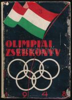 Olimpiai zsebkönyv 1948. Bp., Testkultúra félvászon kötésben, papír védőborítóval