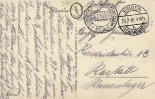 1916 Er ist nicht tot, sein Geist lebt fort in seinen Kameraden / WWI Otto Weddigen, German U-boat c...