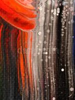 Csepregi Anita (1985-):Víztükör Akril, farost, jelzett, 40x20 cm