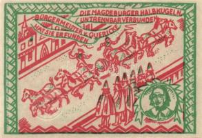 Német Birodalom/Weimari Köztársaság/ Magdeburg 1921. 50Pf(4x) 4klf, teljes sor T:I