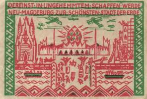 Német Birodalom/Weimari Köztársaság/ Magdeburg 1921. 50Pf(4x) 4klf, teljes sor T:I