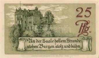 Német Birodalom/Weimari Köztársaság/Saalfeld 1921. 10Pf, 25Pf, 50Pf, 3klf teljes sor T:I