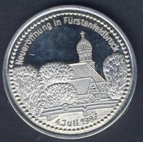 NSZK 1987. "Fürtenfeldbruck-Commerzbank" Alu emlékérem T:PP