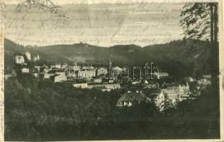 1925 Mariánské Lázne, Marienbad; Blick von der Carolahöhe / general view