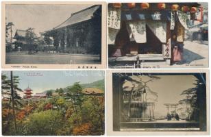 6 db RÉGI ázsiai városképes lap / 6 pre-1945 Asian town-view postcards