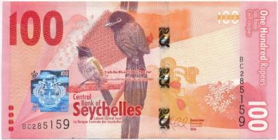 Seychelle-szigetek 2016. 100R T:I-  Seychelles 2016. 100 Rupees C:AU