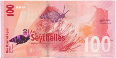 Seychelle-szigetek 2016. 100R T:I- 
Seychelles 2016. 100 Rupees C:AU