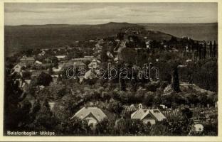 Balatonboglár, látkép, nyaralók, villák. Kiadja a Hangya Szövetkezet