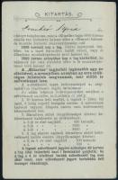 cca 1890 Kitartás munkás biztosító kötvény igazoló lap és biztosítási feltételek