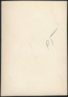 cca 1932 Kinszki Imre (1901-1945) budapesti fotóművész hagyatékából, jelzés nélküli vintage fotó (Ki...