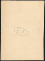 cca 1929 Kinszki Imre (1901-1945) budapesti fotóművész hagyatékából vintage fotó (a szerző 320-as sz...