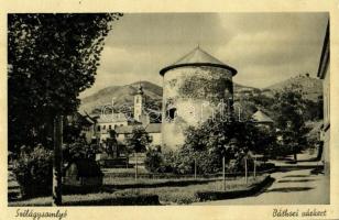 1943 Szilágysomlyó, Simleu Silvaniei; Báthory várkert, vár. Kiadja Heimlich Sándor / Castelul Báthory / castle