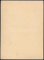 cca 1932 Kinszki Imre (1901-1945) budapesti fotóművész hagyatékából, jelzés nélküli vintage fotó (Po...