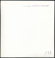 cca 1935 Kinszki Imre (1901-1945) budapesti fotóművész hagyatékából, pecséttel jelzett vintage fotó ...