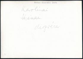 cca 1932 Kinszki Imre (1901-1945) budapesti fotóművész hagyatékából, a szerző által feliratozott, vi...