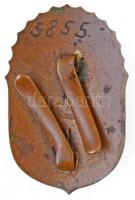 1922. "Vitézi Jelvény" zománcozott Br jelvény, hátlapon ferde kitűzőpántokkal, "JEROU...