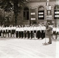 cca 1960/1970-es évek, Kecskemét, városképek, életképek, 13 db vintage negatív Dezső Pál (?-?) kecsk...