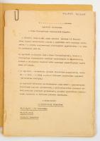 1973-1974 Pécsi Nemzeti Színház énekkari tagjának iratai, közte munkaszerződése, műsorbeosztása, ......