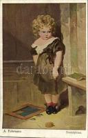 1918 Trotzköpfchen / little girl, SVD No. 344. s: A. Fuhrmann