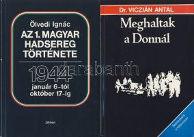 2 db könyv a magyar hadseregről a II. világháborúban és a Donnál