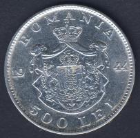 Románia 1944. 500L Ag T:2/3