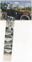 1915 Magyaróvár, Mosonmagyaróvár; leporellolap automobillal (fa)