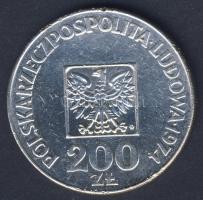Lengyelország 1974. 200Zl Ag "Lengyel Népköztársaság 40. évfordulója" T:2/3 ph.