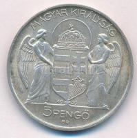 1939. 5P Ag "Horthy balra" T:1- Adamo P8.2