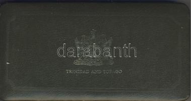 Trinidad & Tobago 1975. 1c-10$ 8klf db, exkluzív díszszettben, benne 2db Ag! T:PP R!