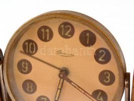 Danuvia asztali óra, rozsdás, nem jár, h: 29 cm