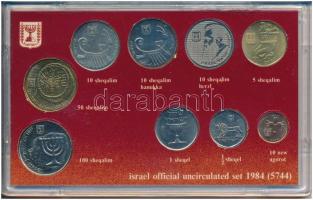Izrael 1984. 10a-100Sh (8xklf) forgalmi sor eredeti tokban T:1
Israel 1984. 10 Agorot - 100 Sheqali...
