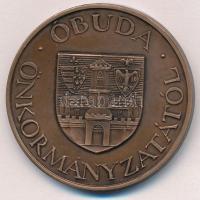 1992. "Pedagógiai Érdemekért - Lórántffy Zsuzsanna / Óbuda önkormányzatától" Br emlékérem ...