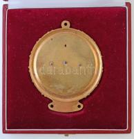 ~1990. "Királyi Magyar Automobil Club" zománcozott Br autójelvény, eredeti tokban (102x84m...