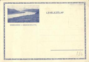 Verőce, Nógrádverőce; Duna penzió reklámlapja, hátoldalon Dunakanyar  (EB)