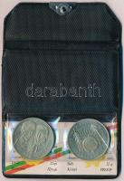 1981. 100Ft Cu-Ni-Zn + 5L Cu-Ni-Zn "Bulgária 1300 éves" magyar-bolgár közös kiadás, eredet...