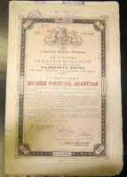 1881. "A Magyar Korona Országai" 1000Ft járadékkölcsön(10x) klf német szignettával(klf színvariánsokban) + cseh érvénytelenítő bélyegzővel