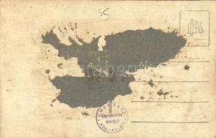 Ada Kaleh, Moschee / Török mecset / Turkish mosque. Omer Feyzi photo (ragasztónyom / glue mark)