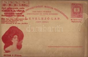 Esztergomi bazilika, Visegrádi vár, gőzhajó. Hátoldalon Atlanti szerencseszám, Török A. és Társa ban...