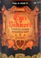 cca 1970 Egri bikavér, Eger, Eger-Mátravidéki Borgazdasági Kombinát, 0,7 l