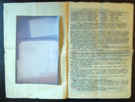 A házasságszédelgő c. színdarab (Bajor Gizi, Peti Sándor) gépelt szövegkönyve