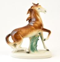 Jelzett, porcelán ló figura. Hibátlan. 26 cm